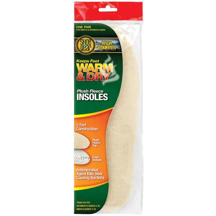 Warm And Dry Fleece Insoles 1