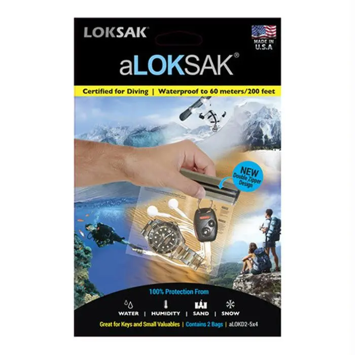 Aloksak Bags 5" X 4" 2Pk 1