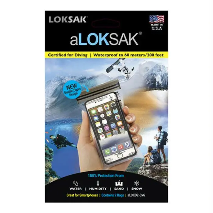 Aloksak Bags 3" X 6" 2Pk 1