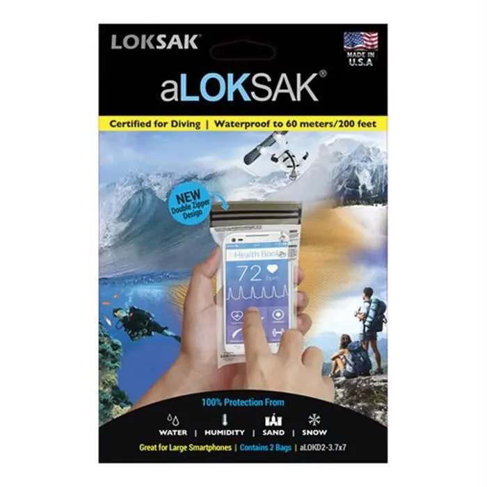 Aloksak Bags 3.75" X 7" 2Pk 1