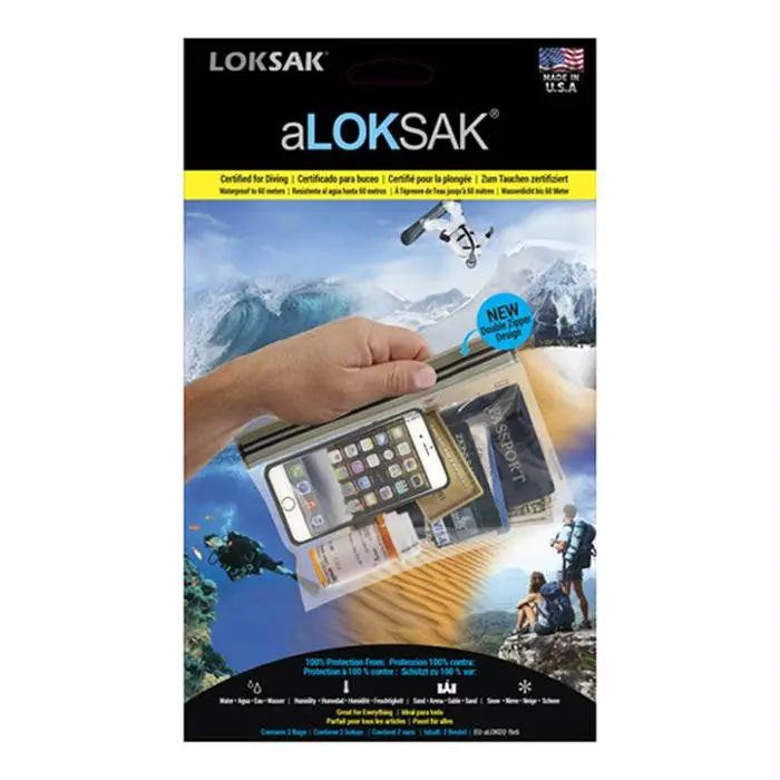 Aloksak Bags 9" X 6" 2Pk 1