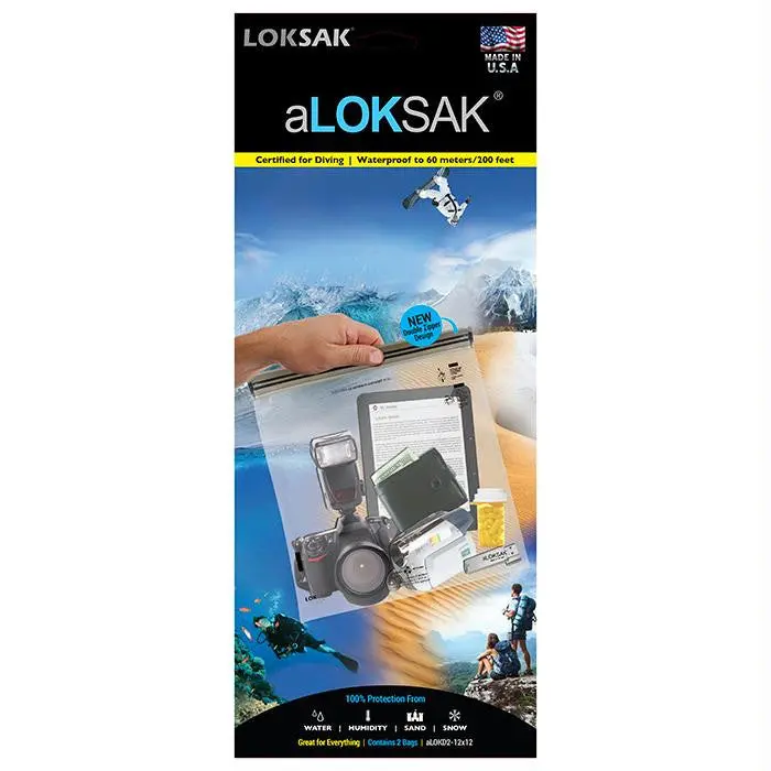 Aloksak Bags 12" X 12" 2Pk 1