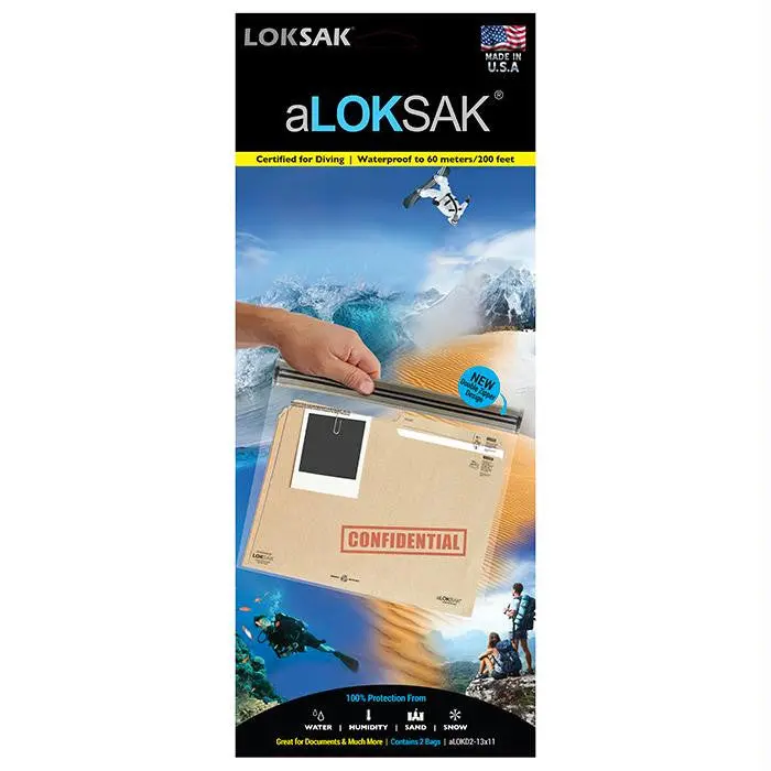 Aloksak Bags 13" X 11" 2Pk 1