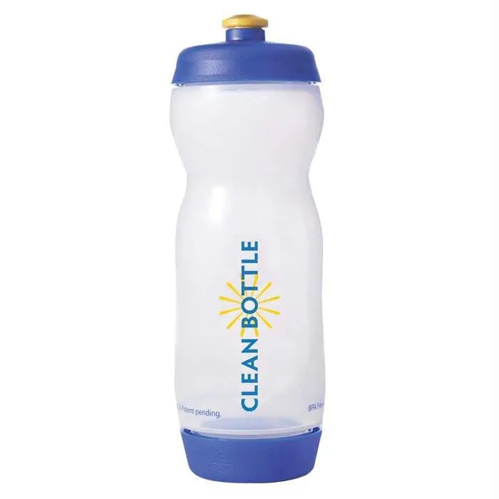 Clean Bottle 22Oz Wht-Blue 1