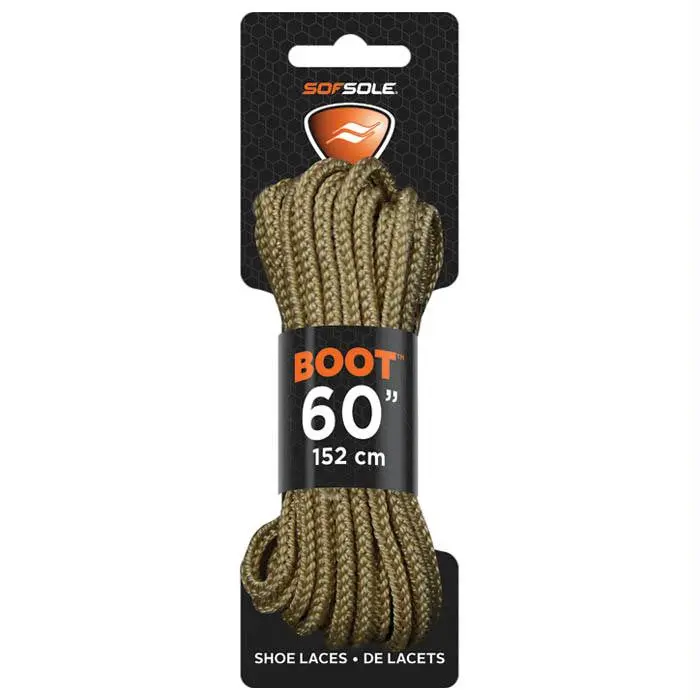 Boot Waxed Lace Brown 60" 1