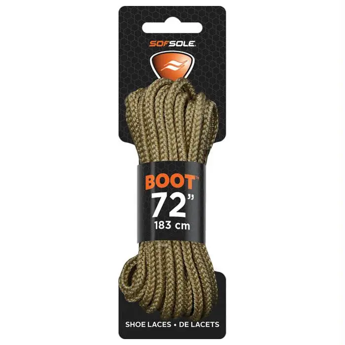 Boot Waxed Lace Brown 72" 1