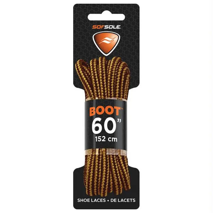 Boot Waxed Lace Gold-Brown 60" 1