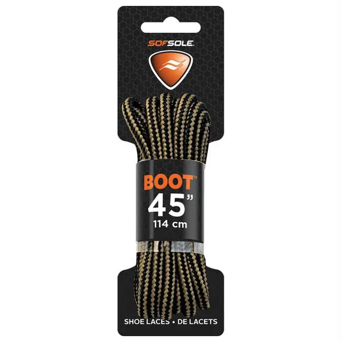 Boot Waxed Lace Black-Tan 48" 1
