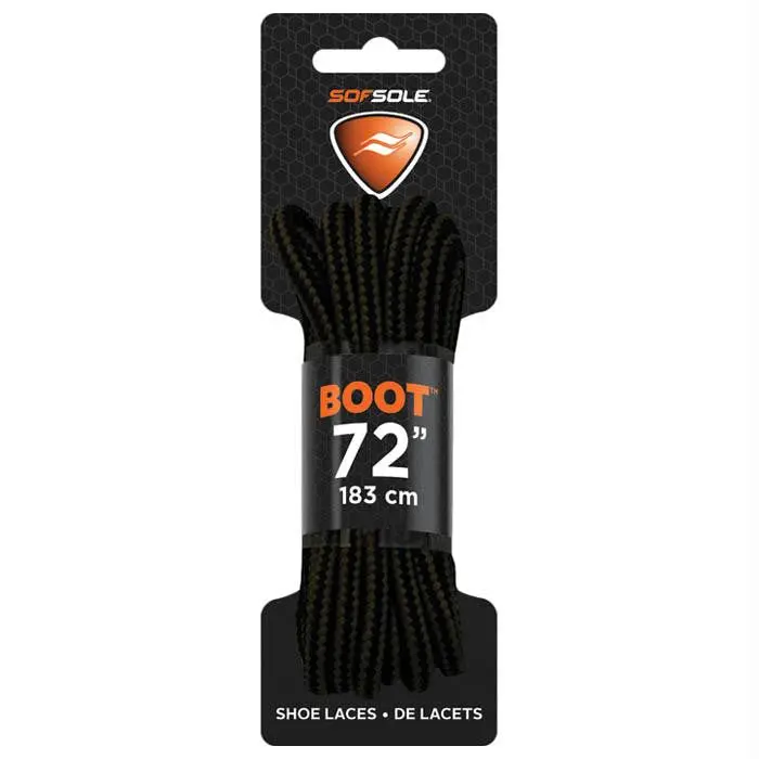 Boot Waxed Lace Militry Bk 72" 1