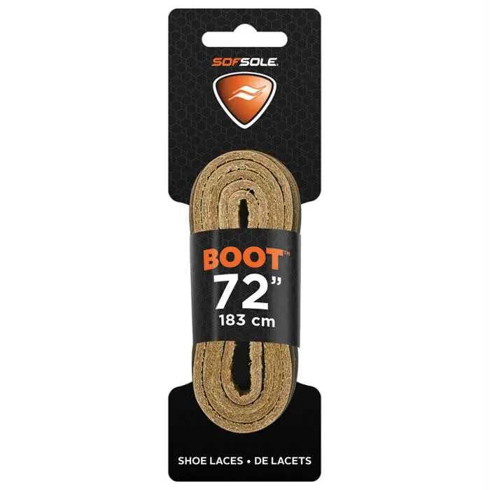 Boot Waxed Lace Brn Leathr 72" 1