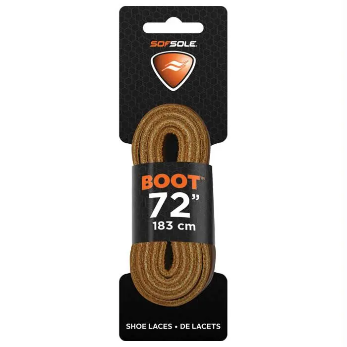 Boot Waxed Lace Nat Leathr 72" 1