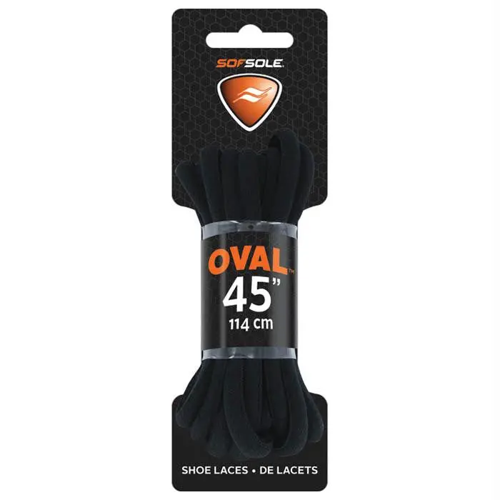 Athletic Oval Lace Black 45" 1