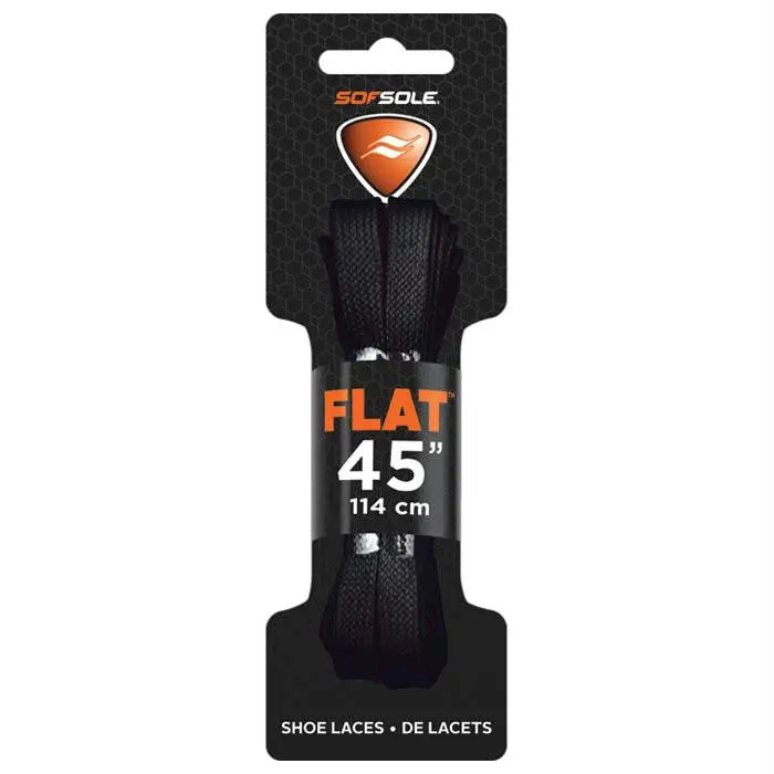 Athletic Flat Lace Black 45" 1