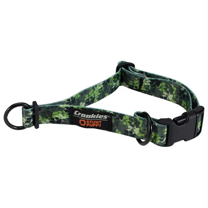 Dog Collar Muddy Paw Green Lg 1