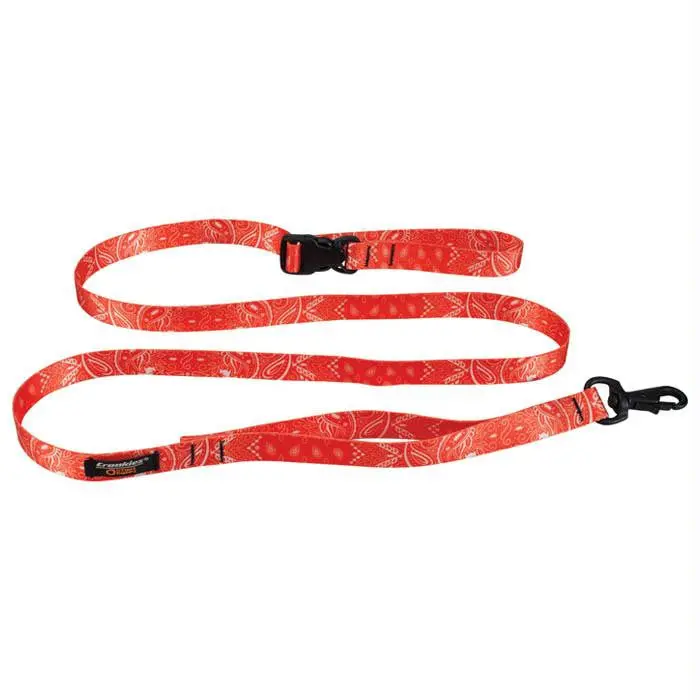 Dog Leash Bandana Red Md 1