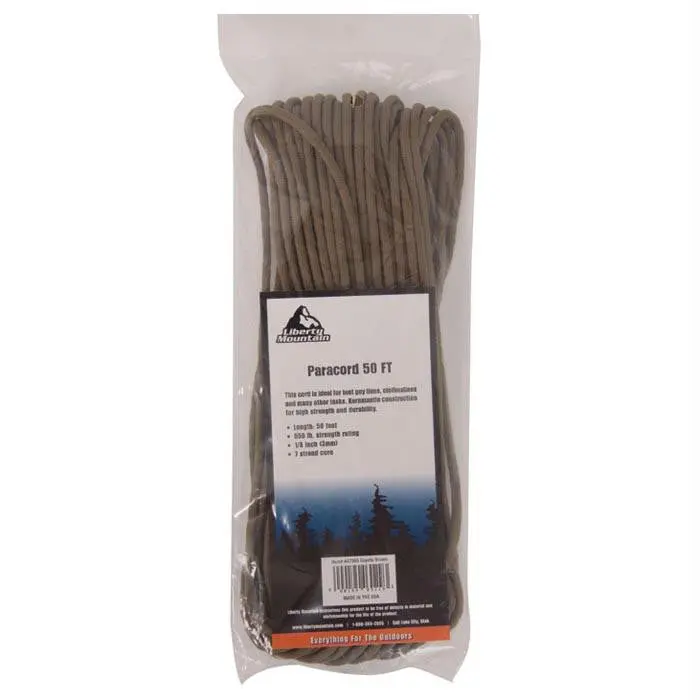 Paracord 50 Ft Coyote Brown 1