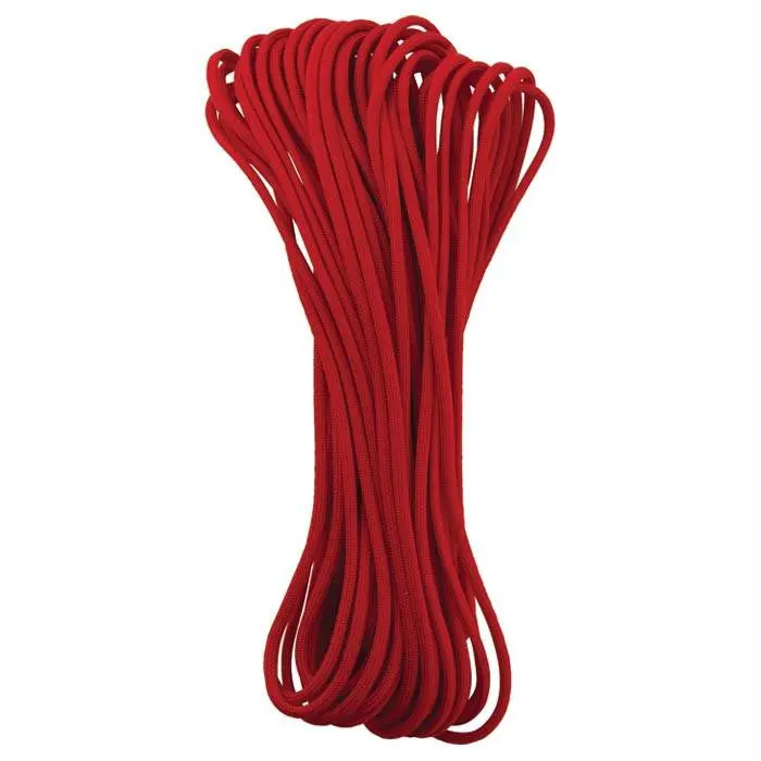 Paracord 100 Ft Red 1