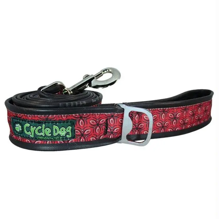 Bottle Open Dog Leash 6Ft Red 1