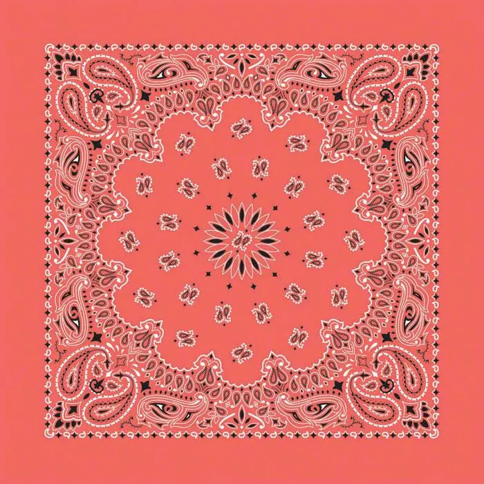 Bandana Paisley Honeysuckle 1