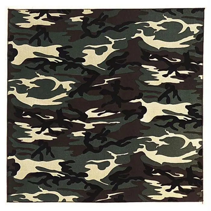Woodland Camouflage Bandana 1