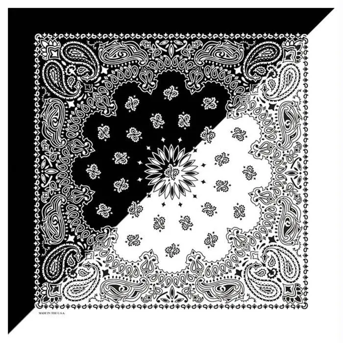 Split Paisley Black-White 1