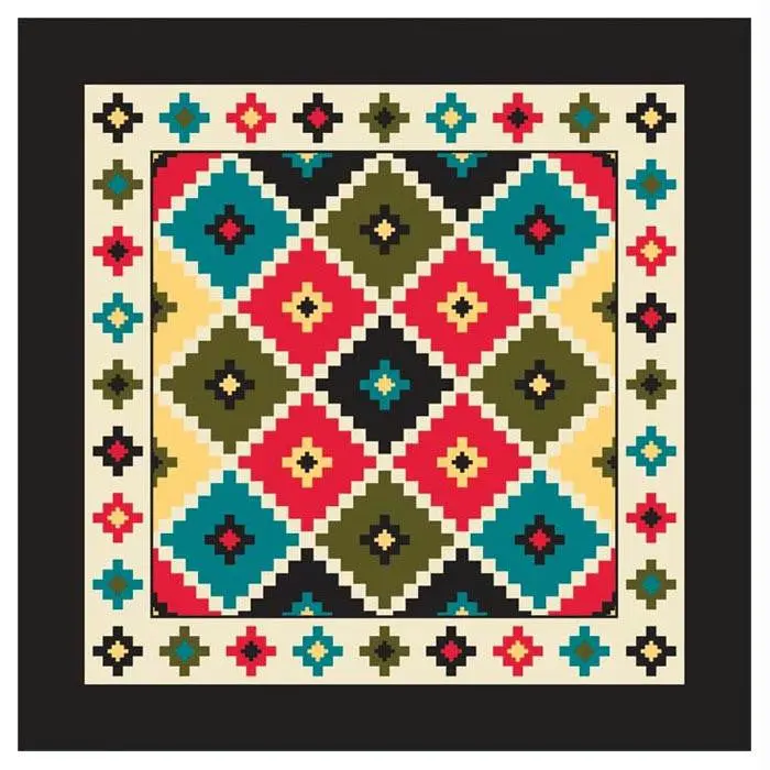 Southwest Argyle W-Black Trim 1