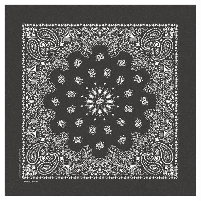 Stonewashed Bandana Black 1