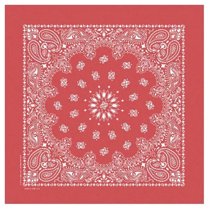 Stonewashed Bandana Red 1