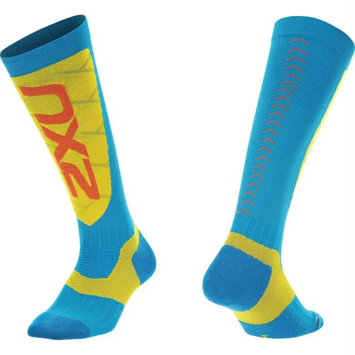 Elite Comp Sock Men Blue Lg 1