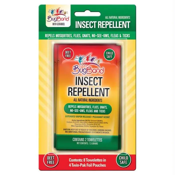 Bugband Towelettes 4 Pk 1
