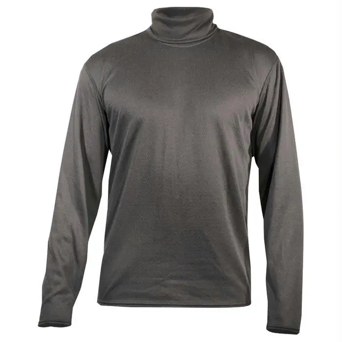Bi-Ply T-Neck Mens Blk-Md 1