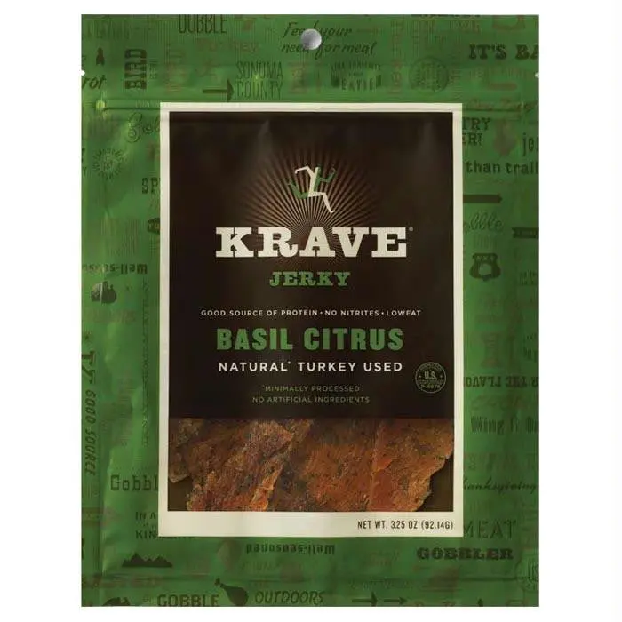 Krave Jerky Citrus Turkey 1