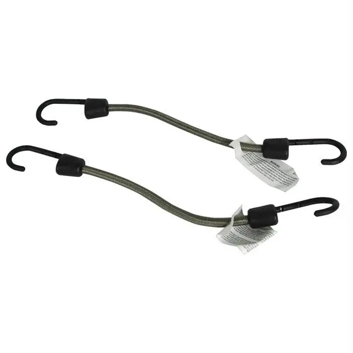12" Bungee Cord 2Pk-Olive 1