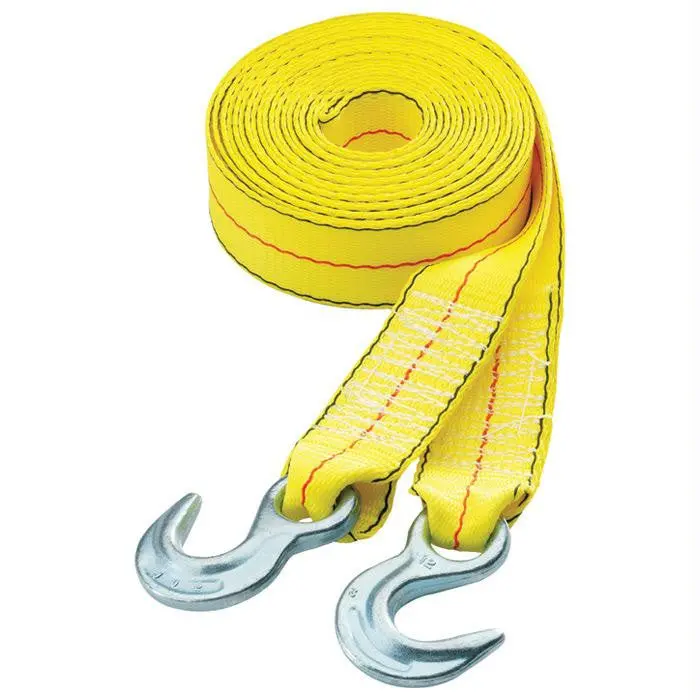 2"X15' Tow Strap W-Hooks 1