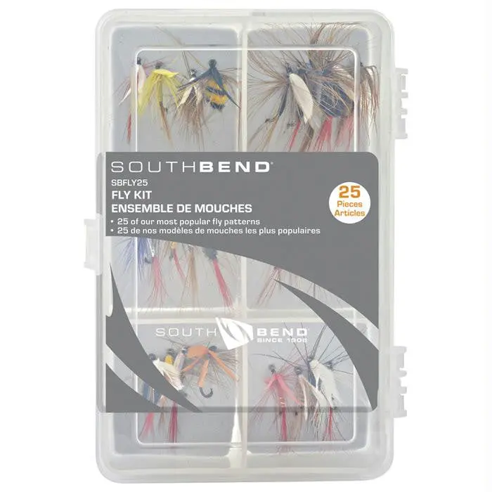 Flies Assorted 25 Pk W-Box 1