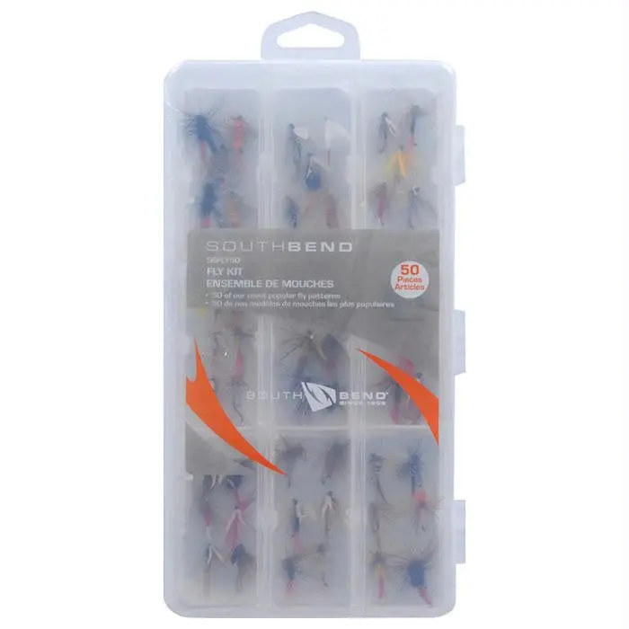 Flies Assorted 50 Pk W-Box 1