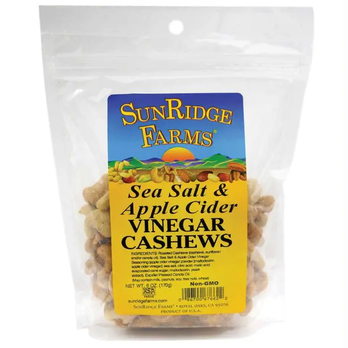 Cashews Sea Salt-Apple Vinegar 1