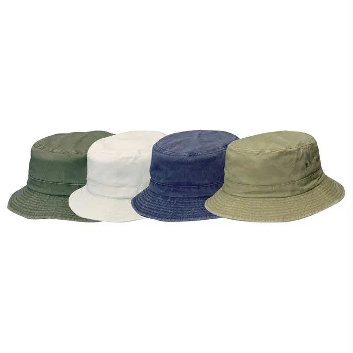 Kids Twill Bucket Hat Asst 1