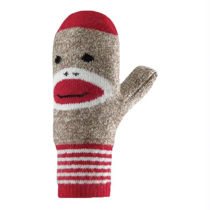Monkey Mittens Adult Osf 1