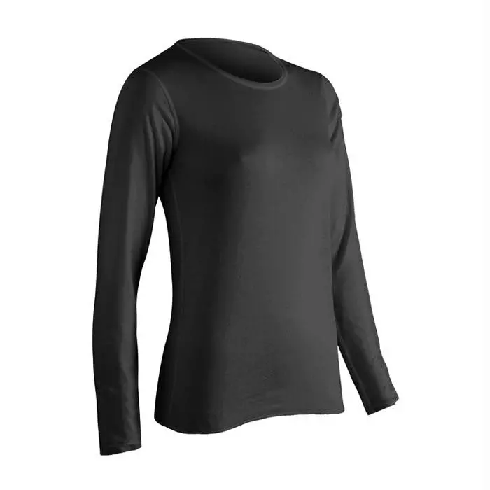 Coldpruf Platnm Wmn Top Blk Sm 1