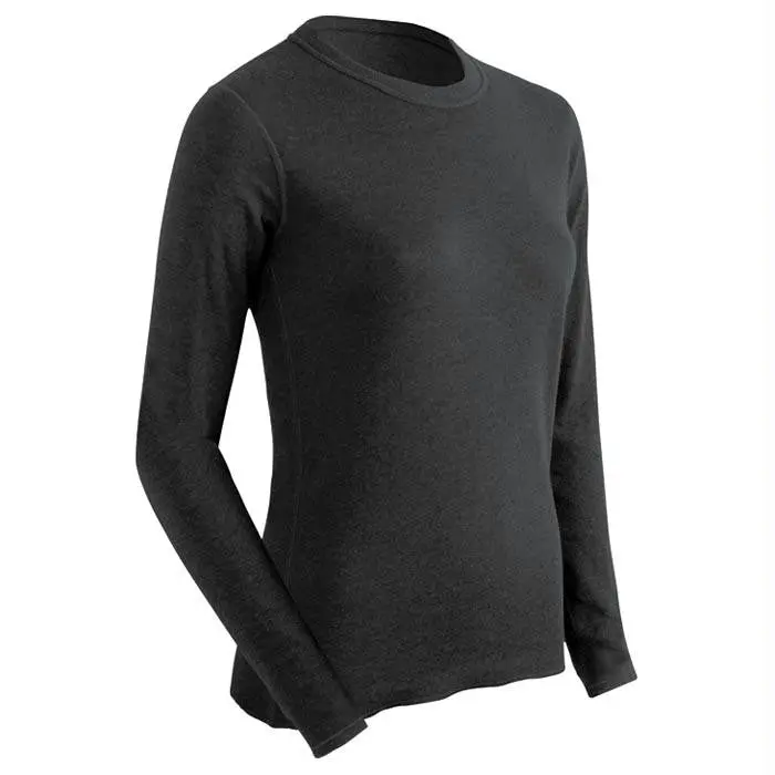 Coldpruf Poly Wmn Top Blk Md 1