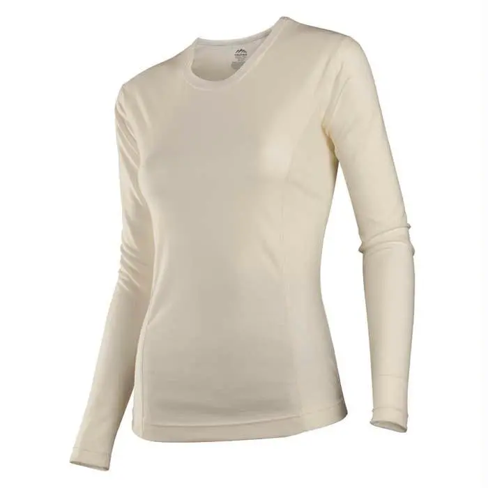 Classic Merino Wmn Crew Almd L 1