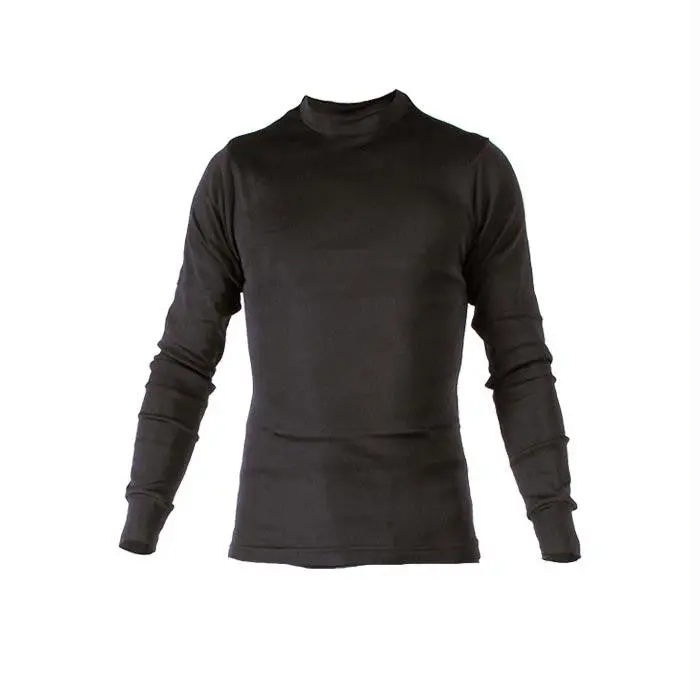 Poly-Lite Mens Crew Top Blk Xl 1