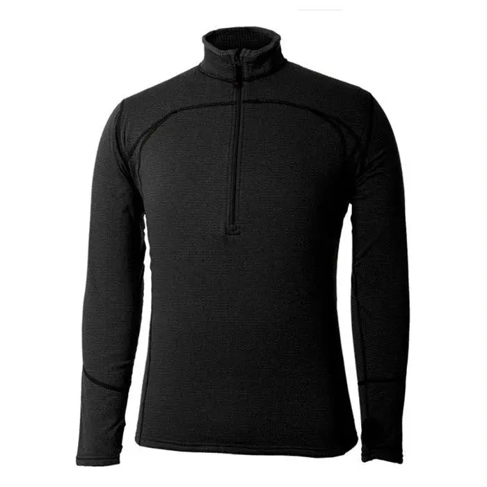 Eco Fleece Mens Ls Zip Blk Md 1