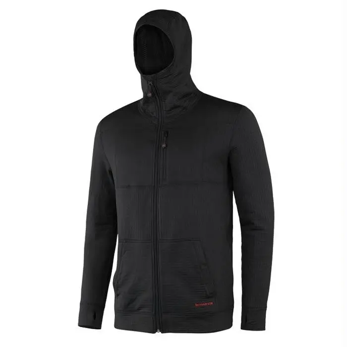 Geo Fleece Jacket Mens Lg Blk 1