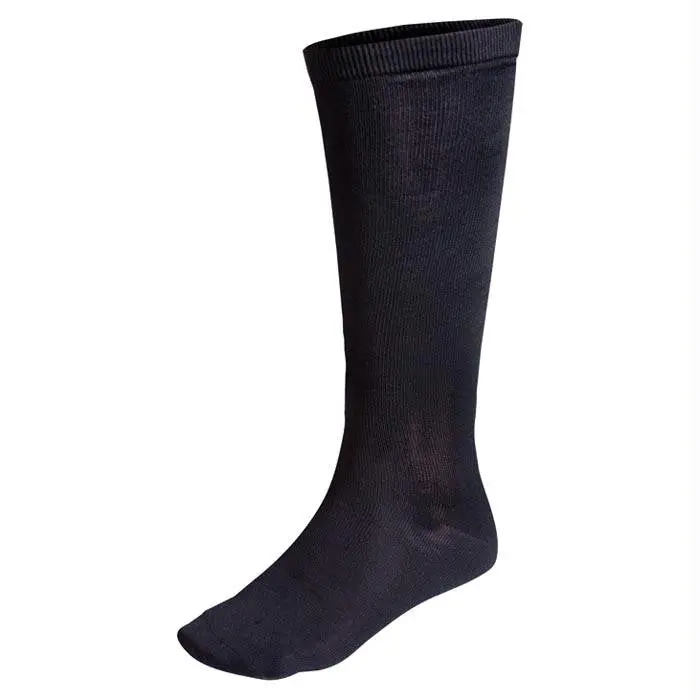Silk Nylon Sock Liner Sm Black 1