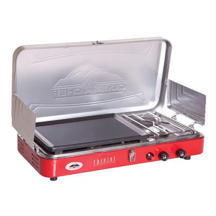 Rainier 2Burner Stove W-Griddl 1