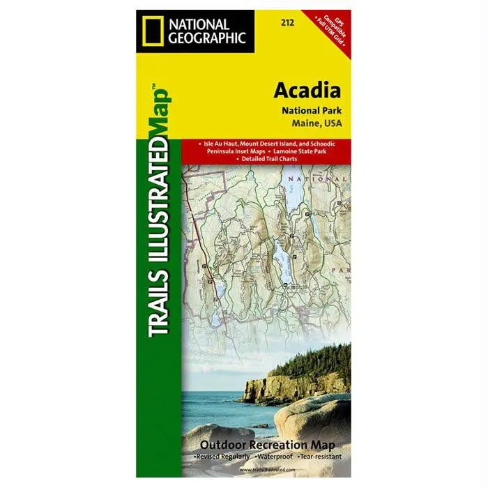 Acadia National Park Map #212 1