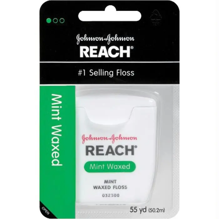 J & J Dental Floss Wax Mint 1