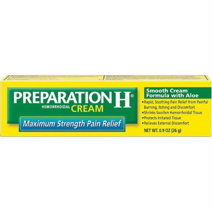 Preparation H Cream Max .9Oz 1